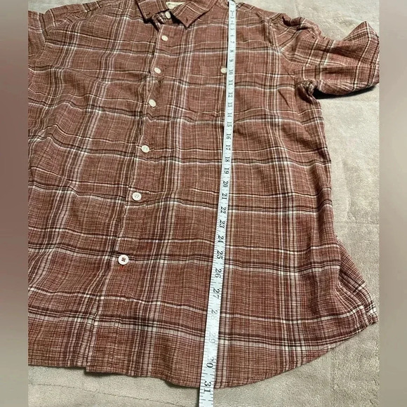 Weatherproof Vintage Linen Button Down Men’s Size XL Washable Short-sleeved - Picture 6 of 6